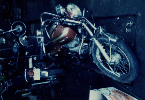 wrecked 750 honda