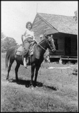 Mom at the ranch