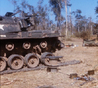 Broken tank